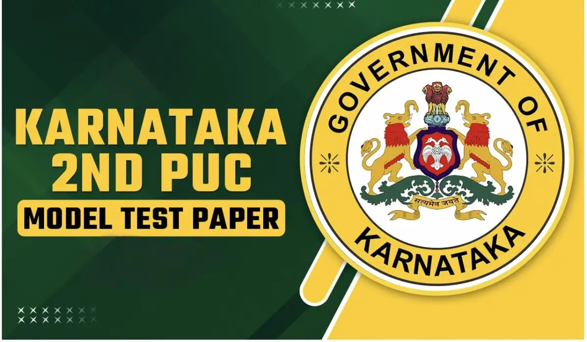 2nd PUC Question Paper 2025