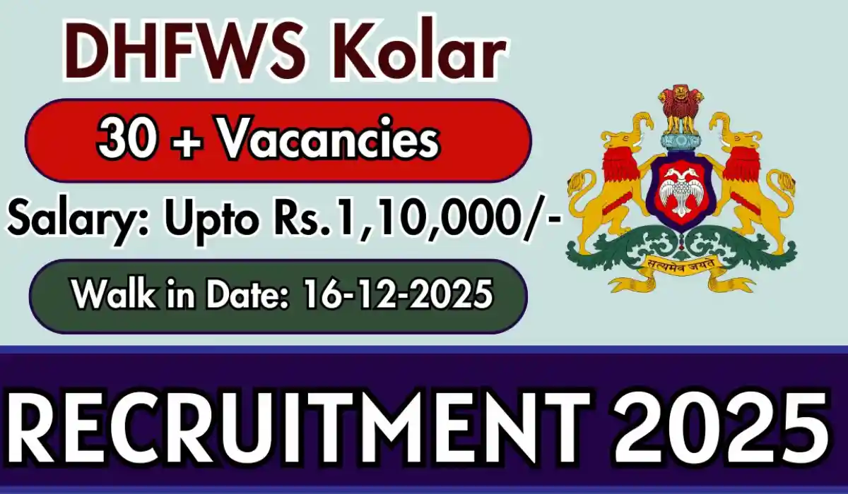 DHFWS Kolar Recruitment