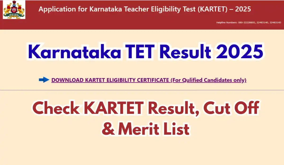 Karnataka TET Result