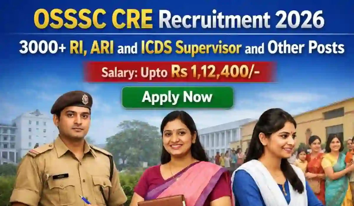 OSSSC CRE Recruitment 2026