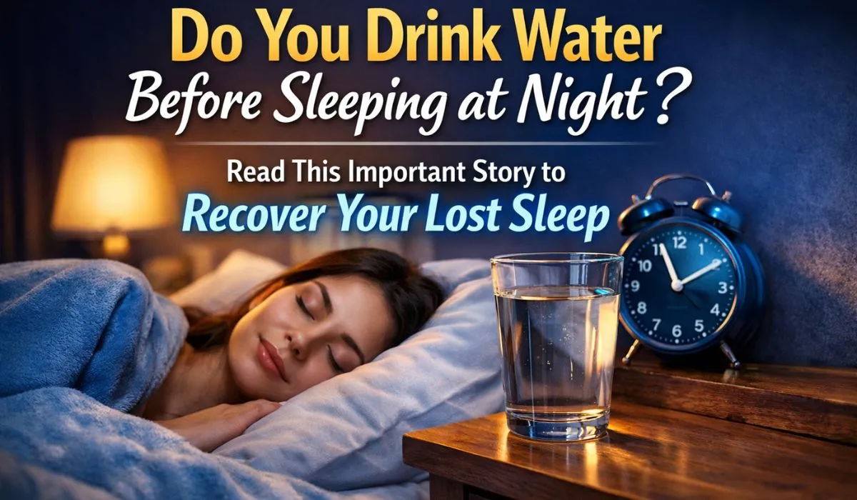 Drink Water Before Sleeping at Night