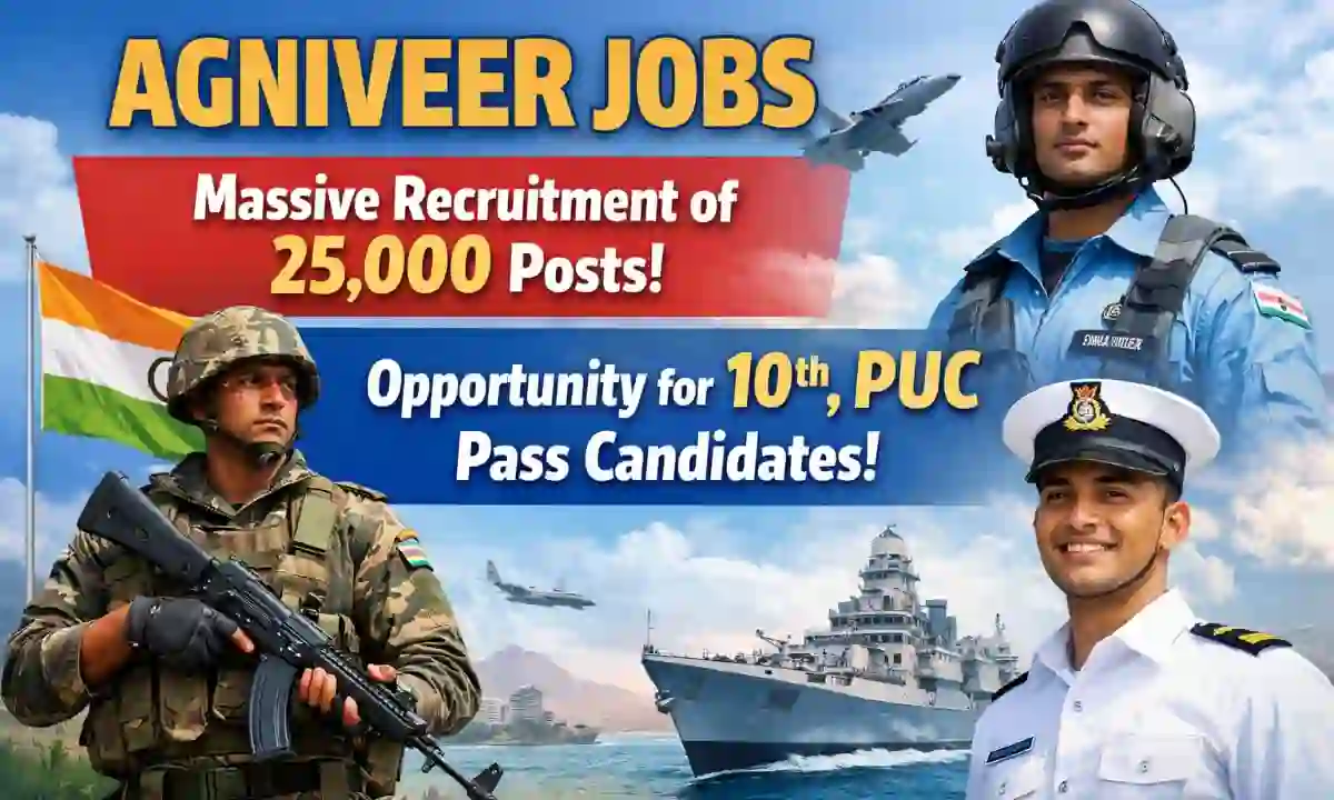 Agniveer Jobs – Massive Recruitment of 25,000 Posts