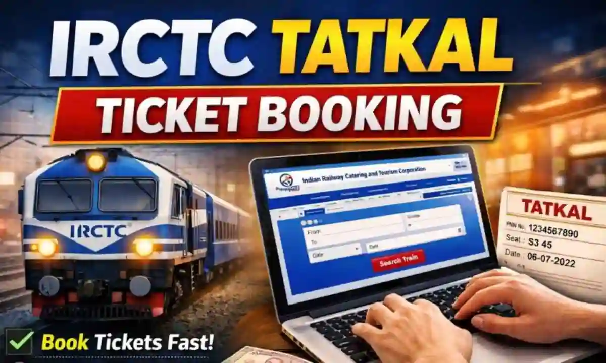IRCTC Tatkal Ticket Booking