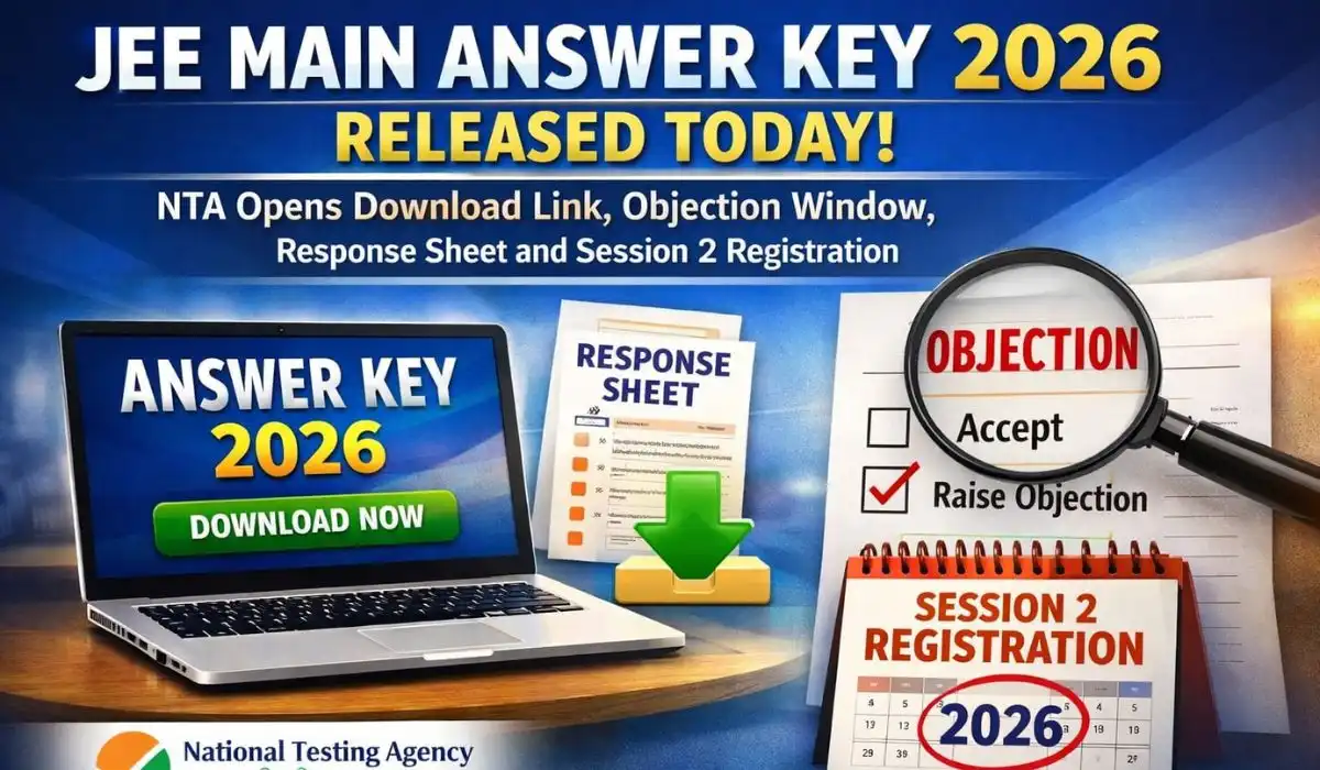 JEE Main Answer Key 2026 Released Today