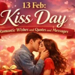 13 Feb: Kiss Day Romantic wishes and Quotes and Messages