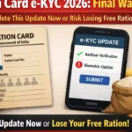 Ration Card e-KYC 2026: Final Warning! Complete This Update Now or Risk Losing Free Ration
