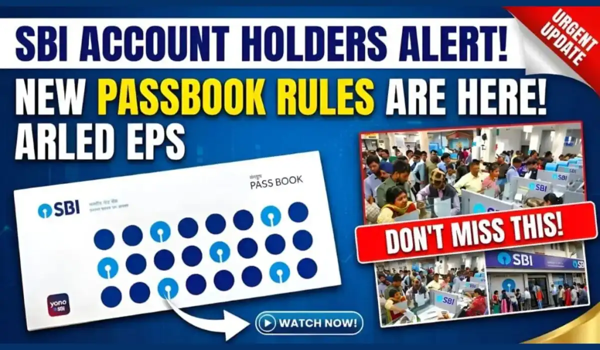 SBI Passbook Update 2026