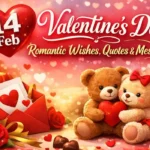 14 Feb: Valentine’s Day Romantic wishes and Quotes and Messages