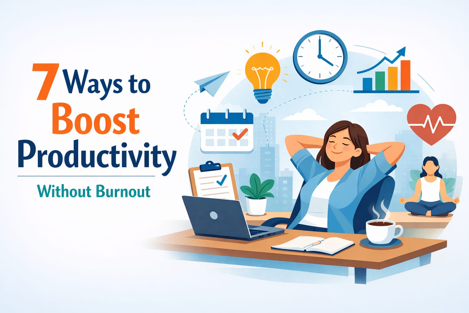 7 Ways to Boost Productivity Without Burnout