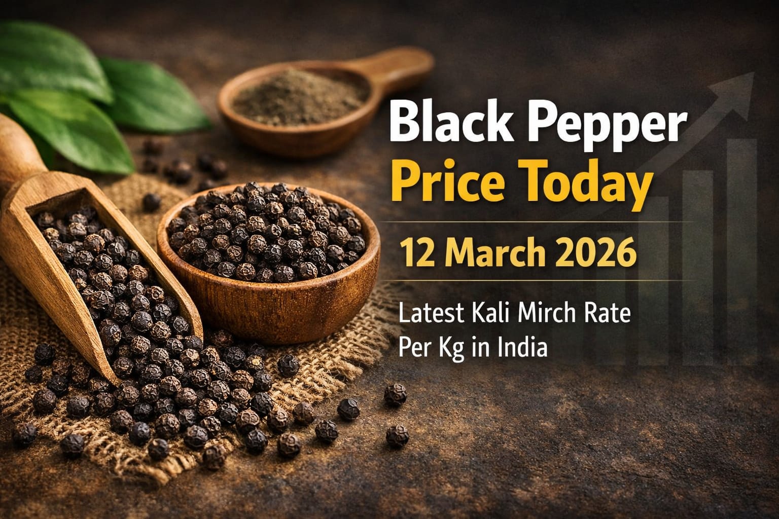 Black Pepper Price Today 12 March 2026