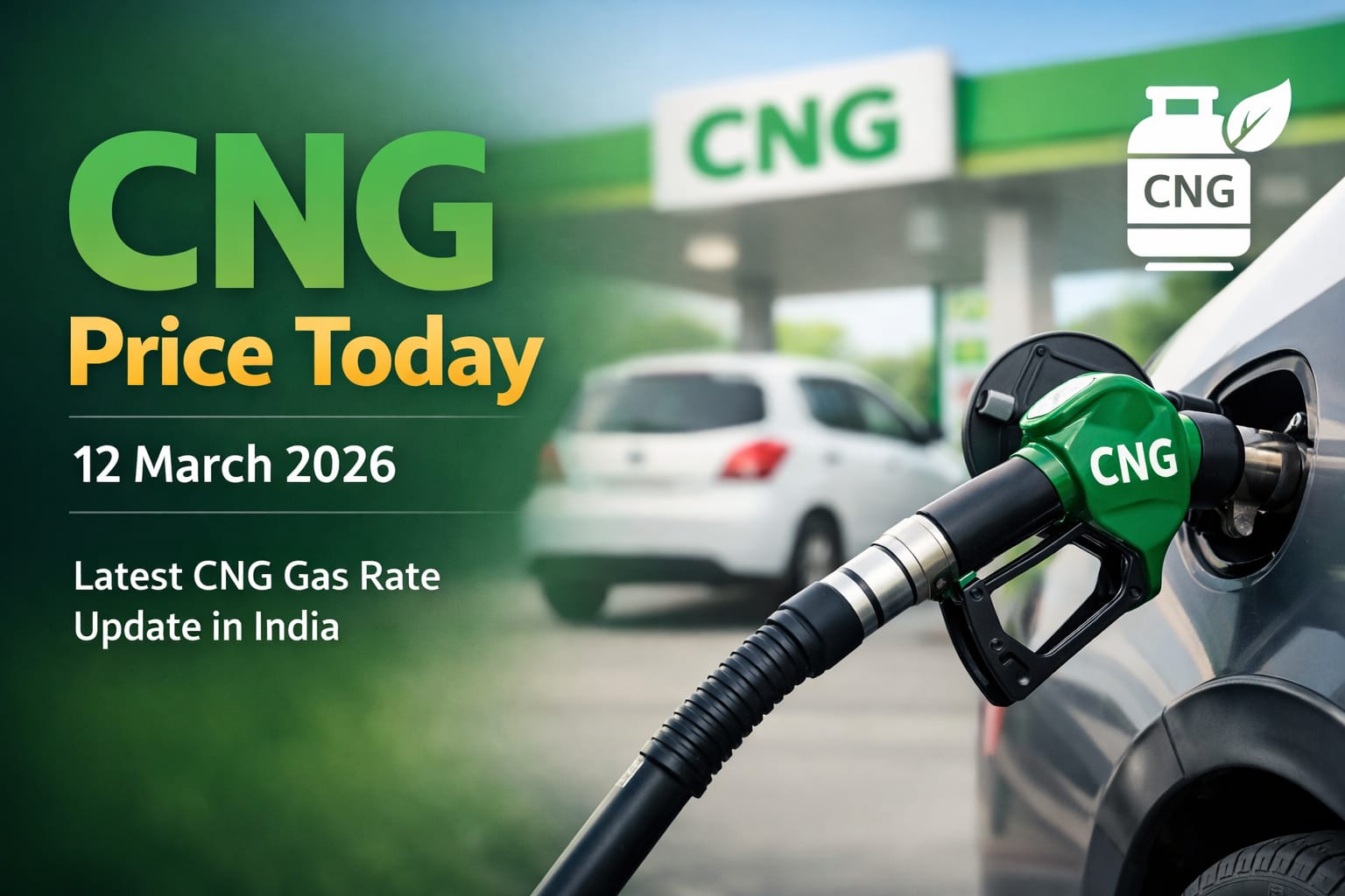 CNG Price Today 12 March 2026