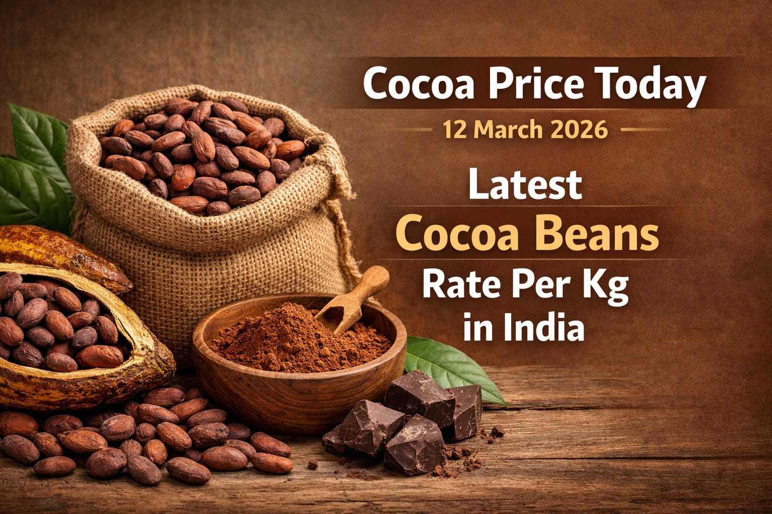 Cocoa Price Today 12 March 2026
