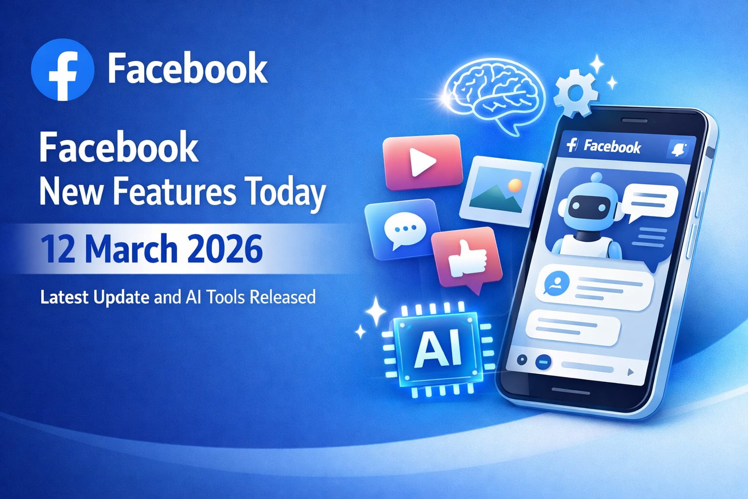 Facebook New Features Today 12 March