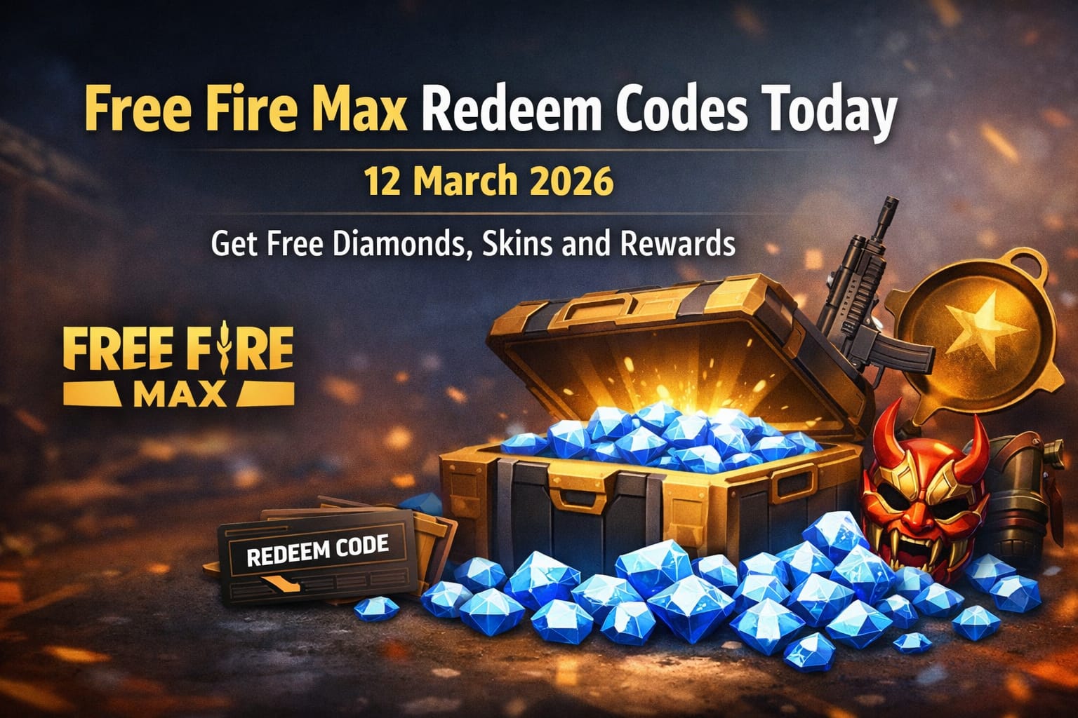 Free Fire Max Redeem Codes Today 12 March 2026