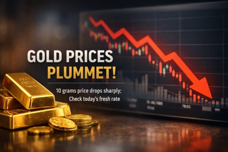Gold prices, which had skyrocketed, have now plummeted! 10 grams price drops by ₹2,900; check today's fresh rate. 3 Gold prices, which had skyrocketed, have now plummeted! 10 grams price drops by ₹2,900; check today’s fresh rate.