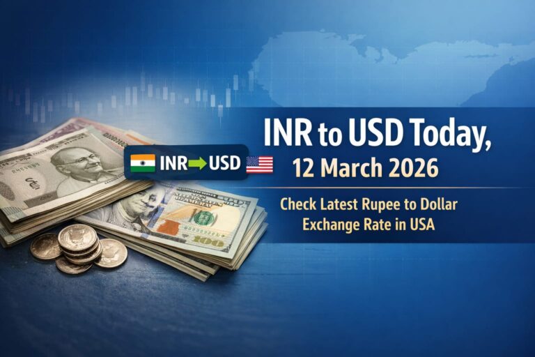 INR to USD Today 12 March 2026: Check Latest Rupee to Dollar Exchange Rate in USA