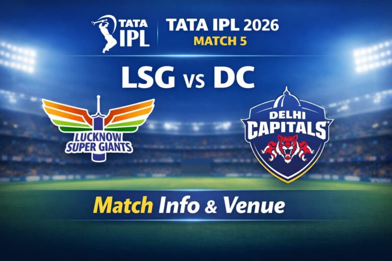 LSG vs DC IPL 2026 Match 5: Rishabh Pant Faces Former Team at Ekana – Match Info, Venue & Key Battles 4 LSG vs DC IPL 2026 Match 5: Rishabh Pant Faces Former Team at Ekana – Match Info, Venue & Key Battles