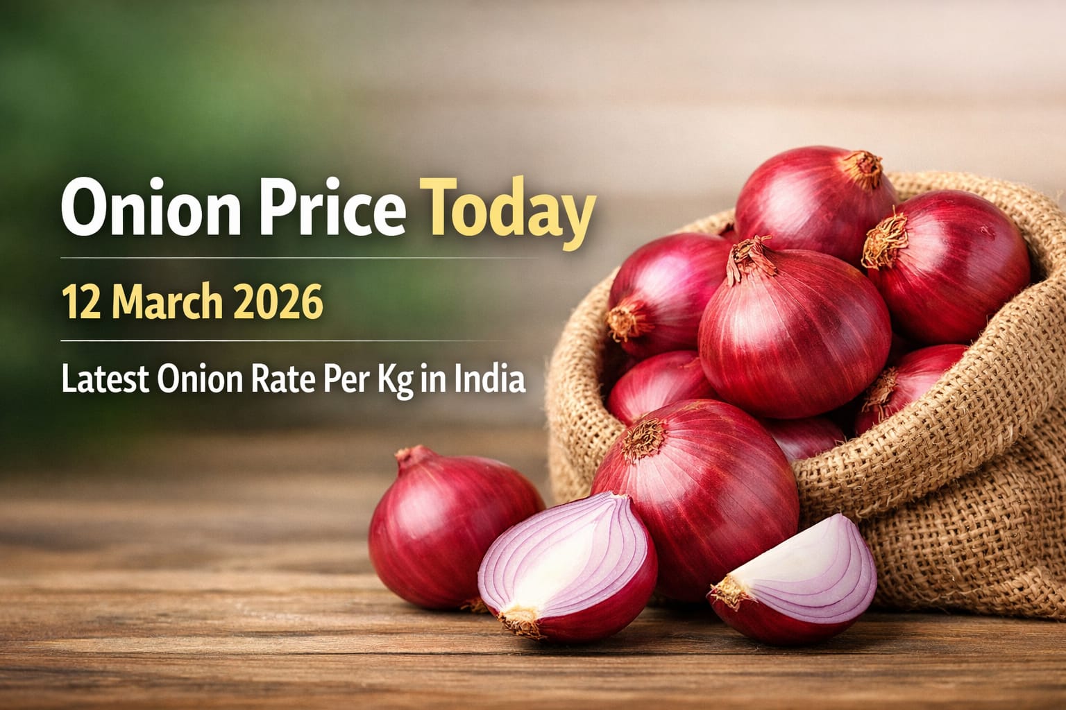 Onion Price Today 12 March 2026