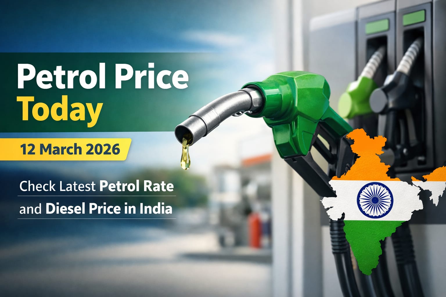 Petrol Price Today 12 March 2026