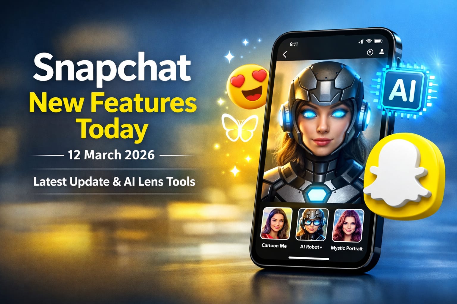 Snapchat New Features Today 12 March 2026