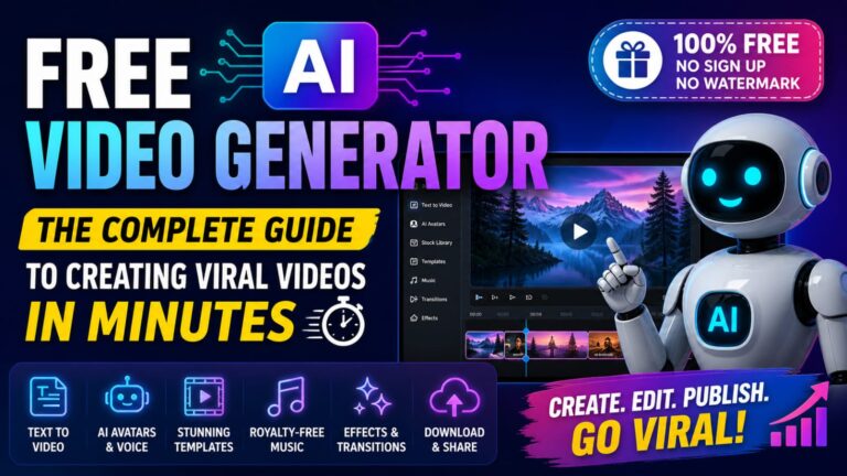 Free AI Video Generator – The Complete Guide to Creating Viral Videos in Minutes
