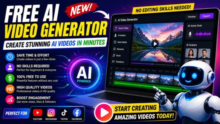 Looking to Create Professional Videos in Minutes? These Top Free AI Generators Are Changing the Game—Here’s Why