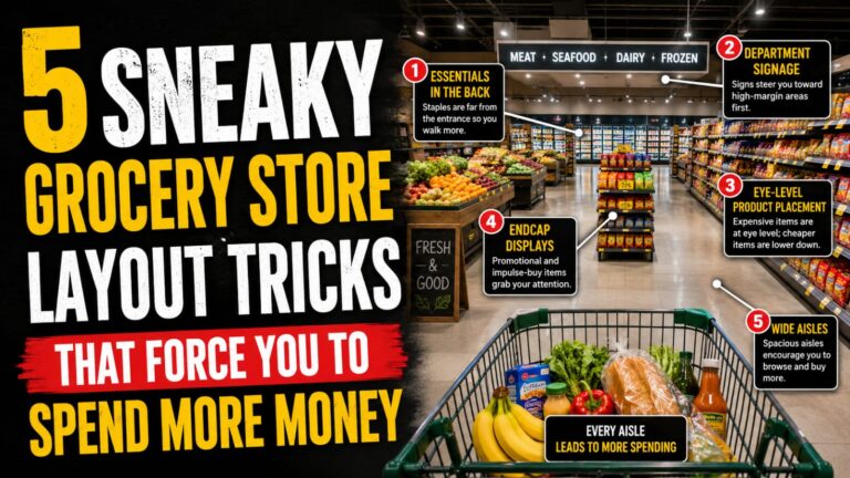 5 Sneaky Grocery Store Layout Tricks That Force You to Spend More Money