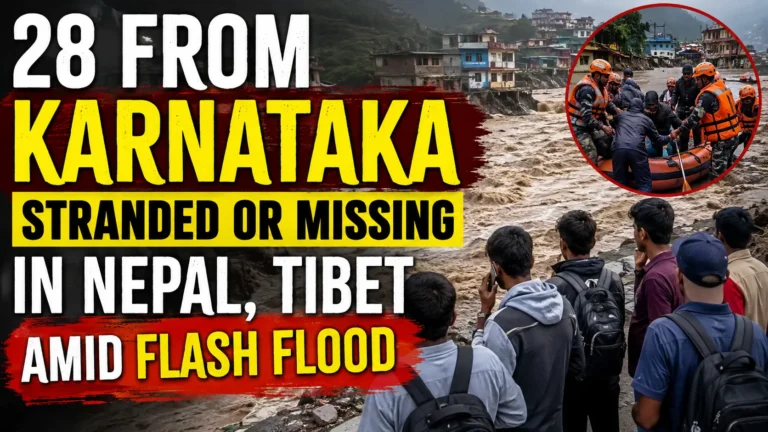 28 from Karnataka stranded or missing in Nepal, Tibet amid flash flood